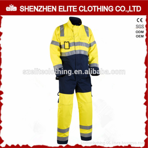 fluorescent yellow disposable waterproof work winter coveralls